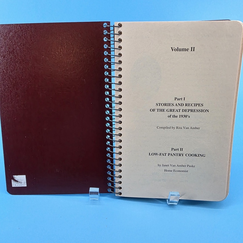 Stories and Recipes of the Great Depression First Edition 1993 Vol. II Cookbook - Picture 6 of 13